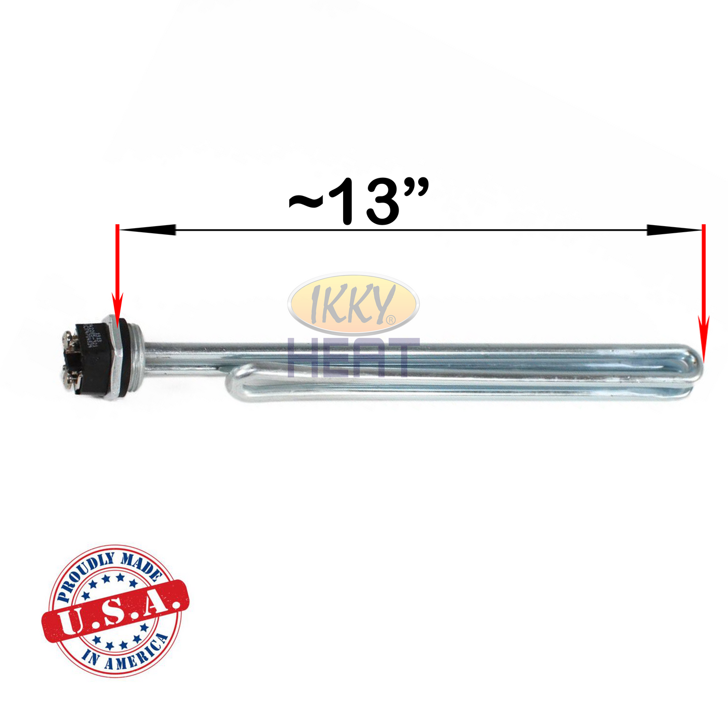 IKKY Heat, Heating Element HE9K240VSS, 9000W-240V, Compatible with Bostemp, EcoSmart, Eemax, iHeat, Rheem, Richmond, Electric Tankless Water Heaters, Stainless Steel Material
