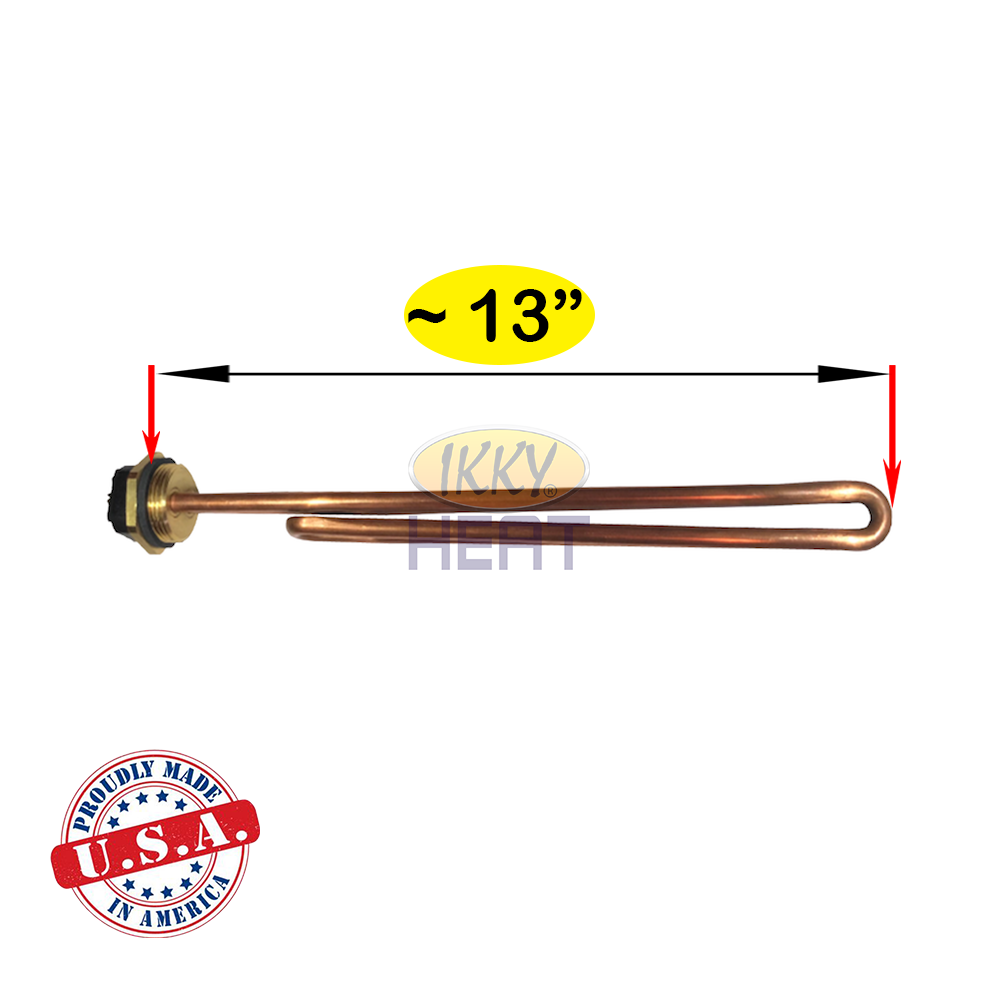 IKKY Heat, Heating Element HE9K240VC, 9000W-240V, Compatible with Bostemp, EcoSmart, Eemax, iHeat, Rheem, Richmond, Electric Tankless Water Heaters, Copper Material