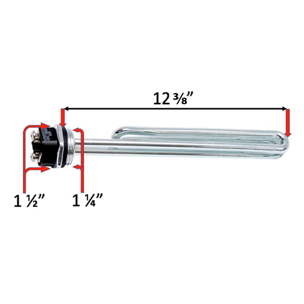 IKKY Heat, Heating Element HE7K240VS, 7000W-240V, Compatible with Bostemp, EcoSmart, Eemax, iHeat, Rheem, Richmond, Electric Tankless Water Heaters, Stainless Steel Material