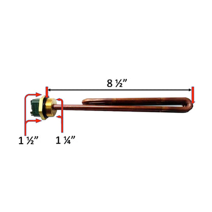 IKKY Heat, Heating Element HE6K208VC, 6000W-208V, Compatible with Bostemp, EcoSmart, Eemax, iHeat, Rheem, Richmond, Titan, Electric Tankless Water Heaters, Copper Material