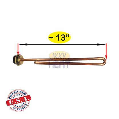 IKKY Heat, Heating Element HE9K240VC, 9000W-240V, Compatible with Bostemp, EcoSmart, Eemax, iHeat, Rheem, Richmond, Electric Tankless Water Heaters, Copper Material