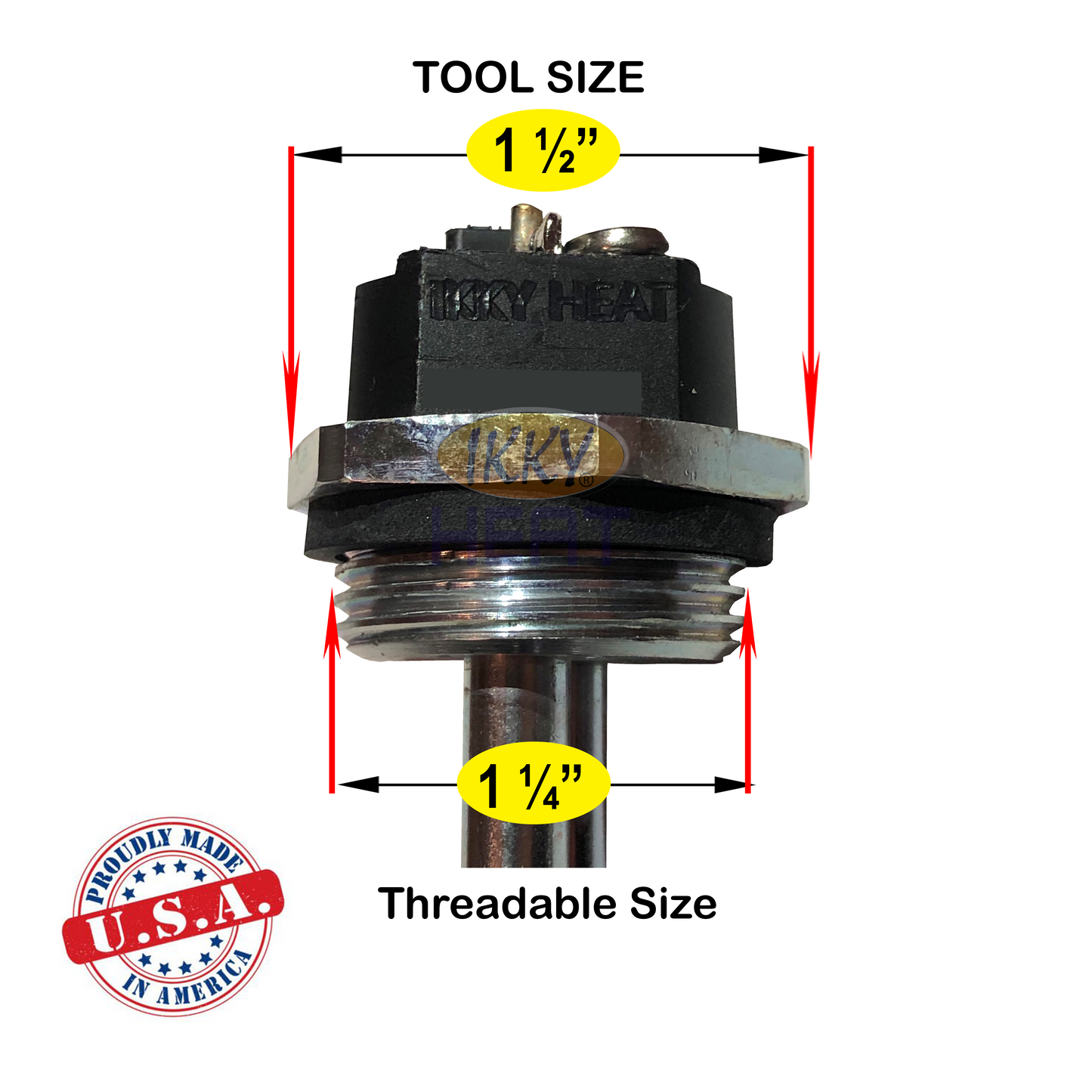 IKKY Heat, Heating Element HE7K240VS, 7000W-240V, Compatible with Bostemp, EcoSmart, Eemax, iHeat, Rheem, Richmond, Electric Tankless Water Heaters, Stainless Steel Material
